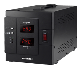 Prolink PVR500D 500VA AUTO VOLTAGE REGULATOR W/ LCD 400W