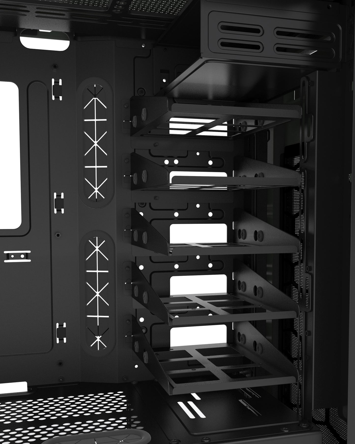 Phanteks Enthoo Pro M ATX Tower Chassis with Full Tempered Glass (PH-ES515PTG)