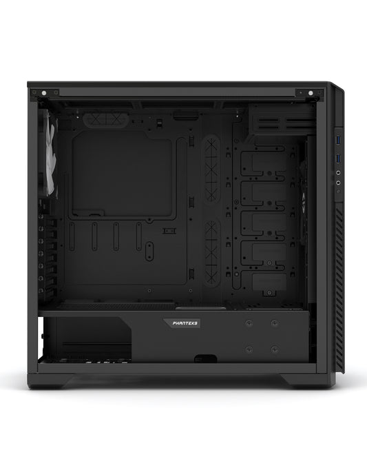 Phanteks Enthoo Pro M ATX Tower Chassis with Full Tempered Glass (PH-ES515PTG)