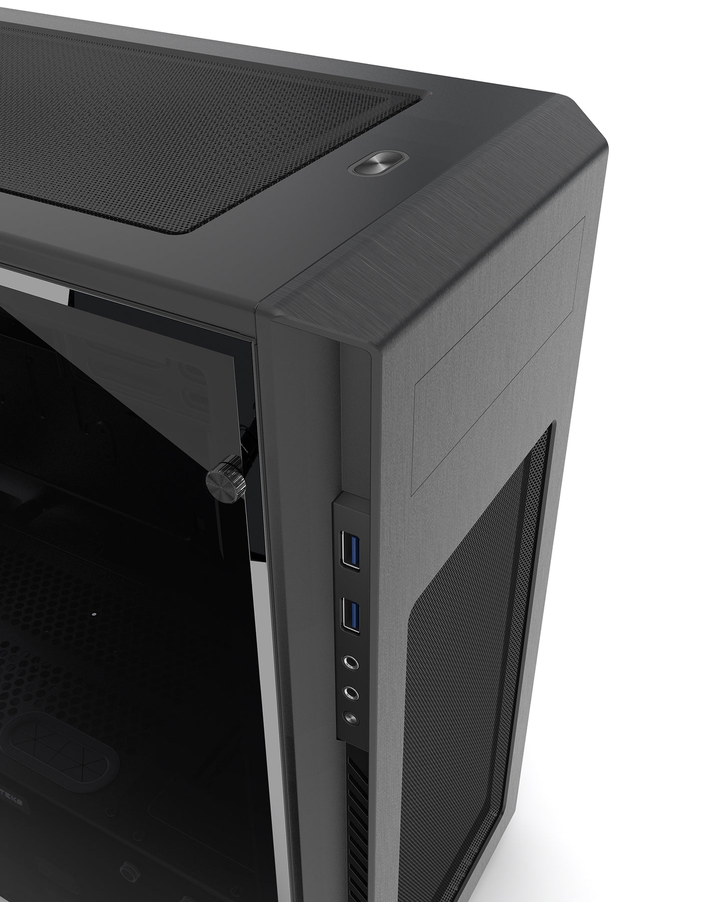 Phanteks Enthoo Pro M ATX Tower Chassis with Full Tempered Glass (PH-ES515PTG)