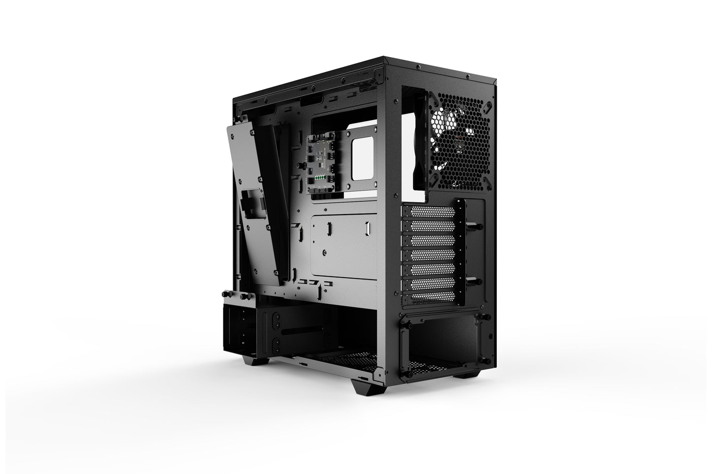 Be Quiet PURE BASE 500 FX Black Impressive lighting, exceptional airflow (BGW43)