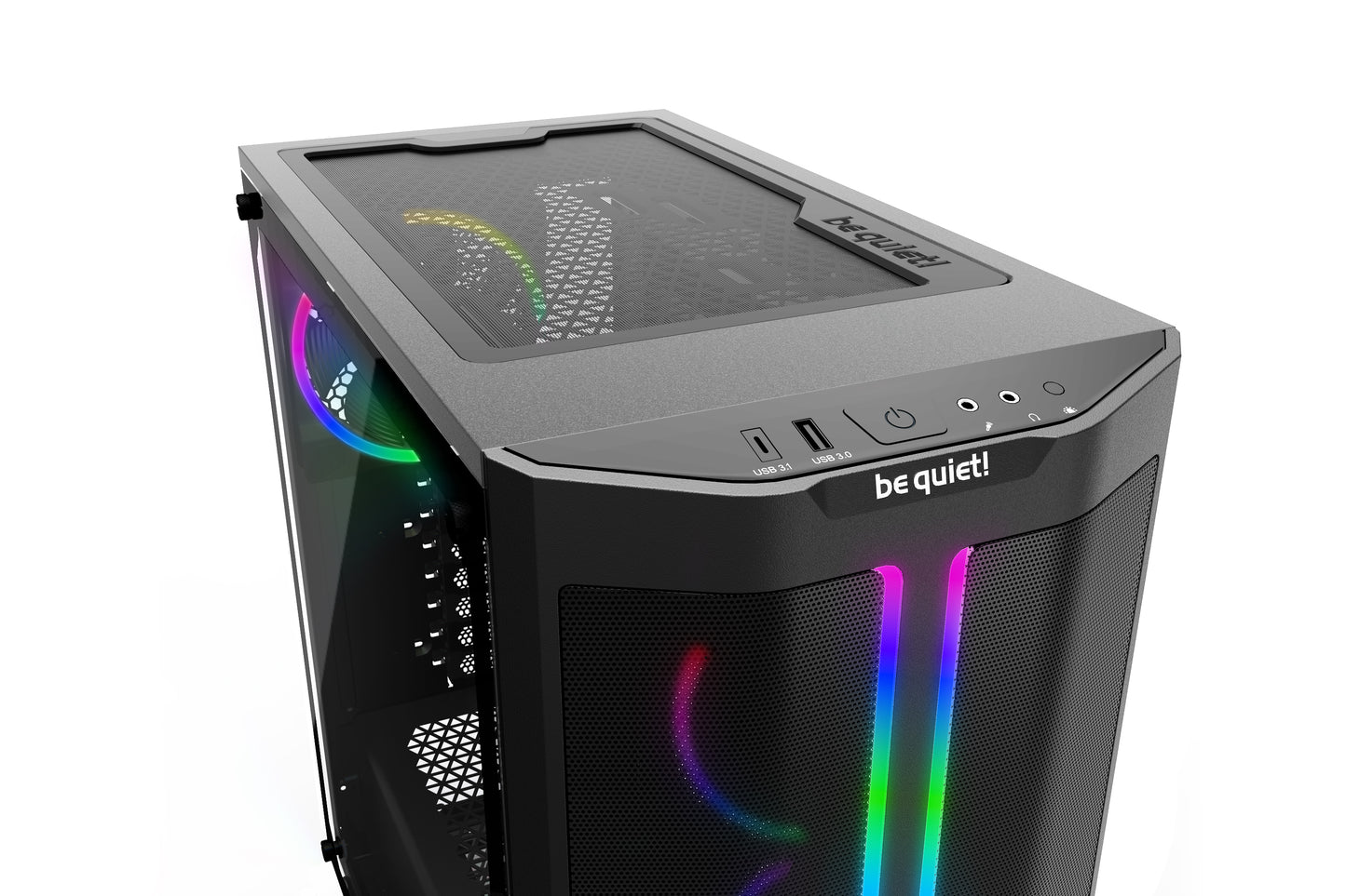 Be Quiet PURE BASE 500 FX Black Impressive lighting, exceptional airflow (BGW43)