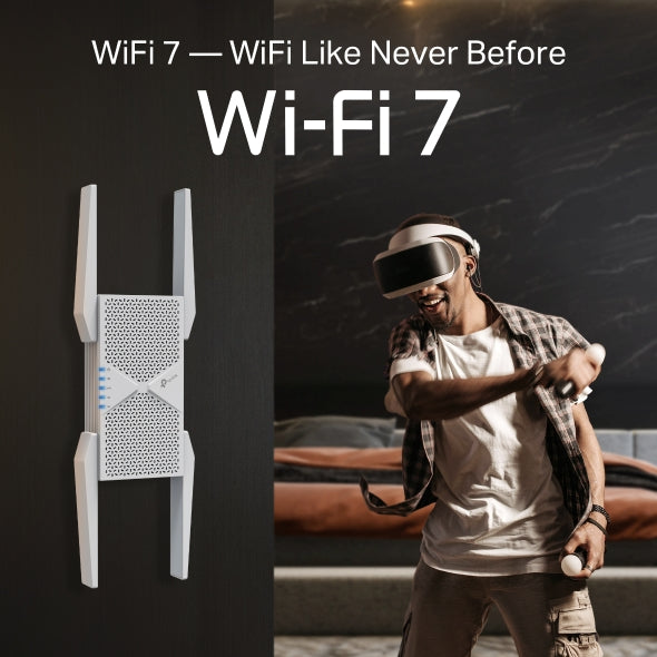 Tp-Link RE655BE I BE11000 Tri-Band Wi-Fi 7 Range Extender