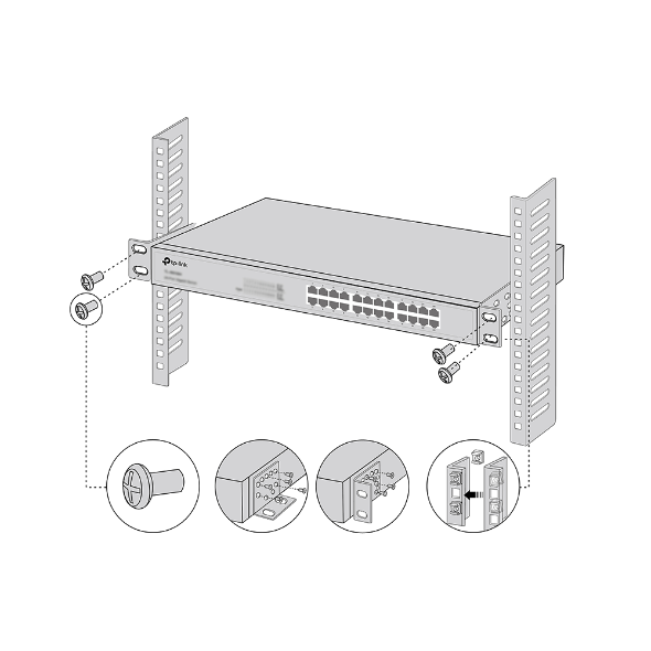 Tp-Link RackMount Kit-19 I 19-inch Switches Rack Mount Kit