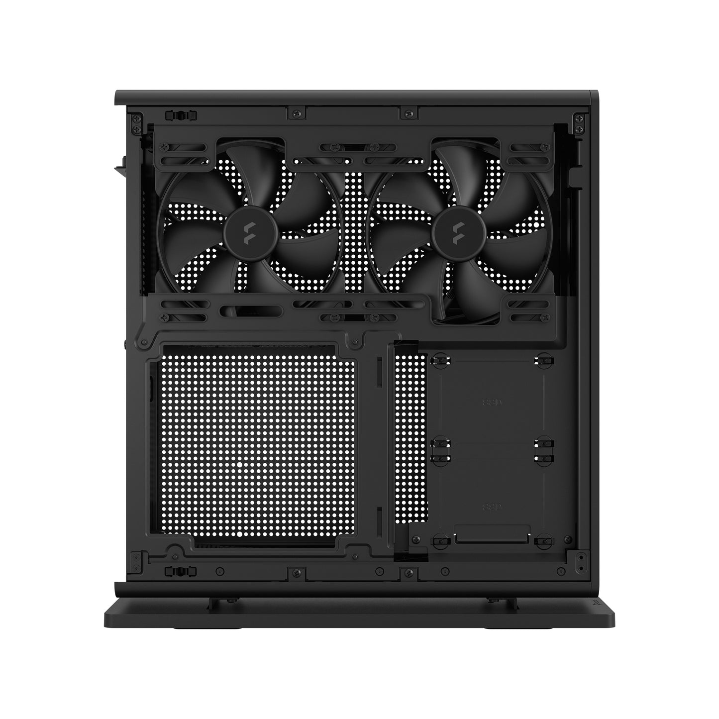 Fractal Design Ridge Black Mini-ITX Slim Small Form Factor Console PC Case (FD-C-RID1N)