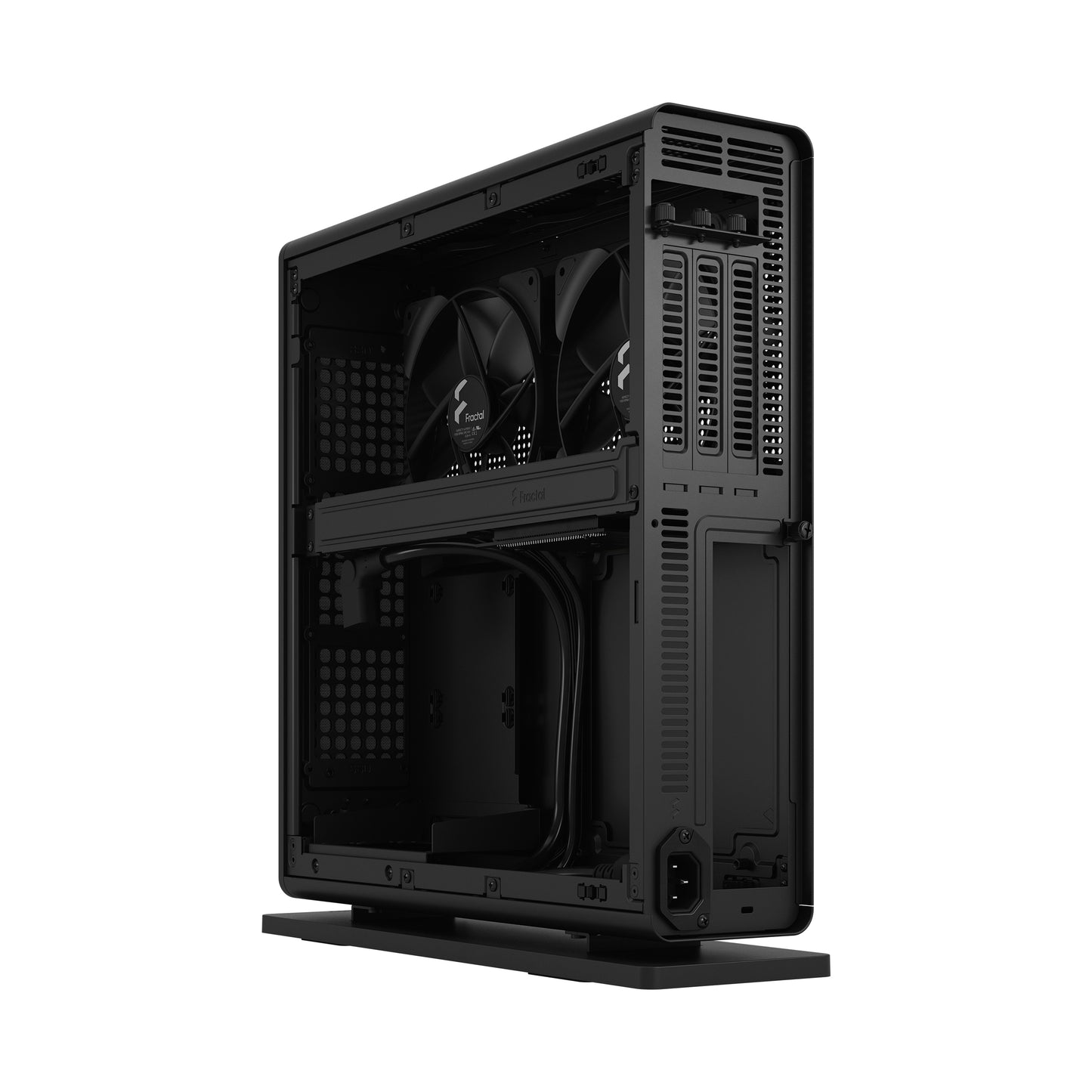 Fractal Design Ridge Black Mini-ITX Slim Small Form Factor Console PC Case (FD-C-RID1N)