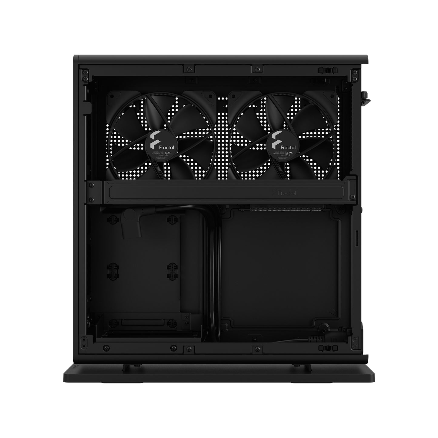 Fractal Design Ridge Black Mini-ITX Slim Small Form Factor Console PC Case (FD-C-RID1N)