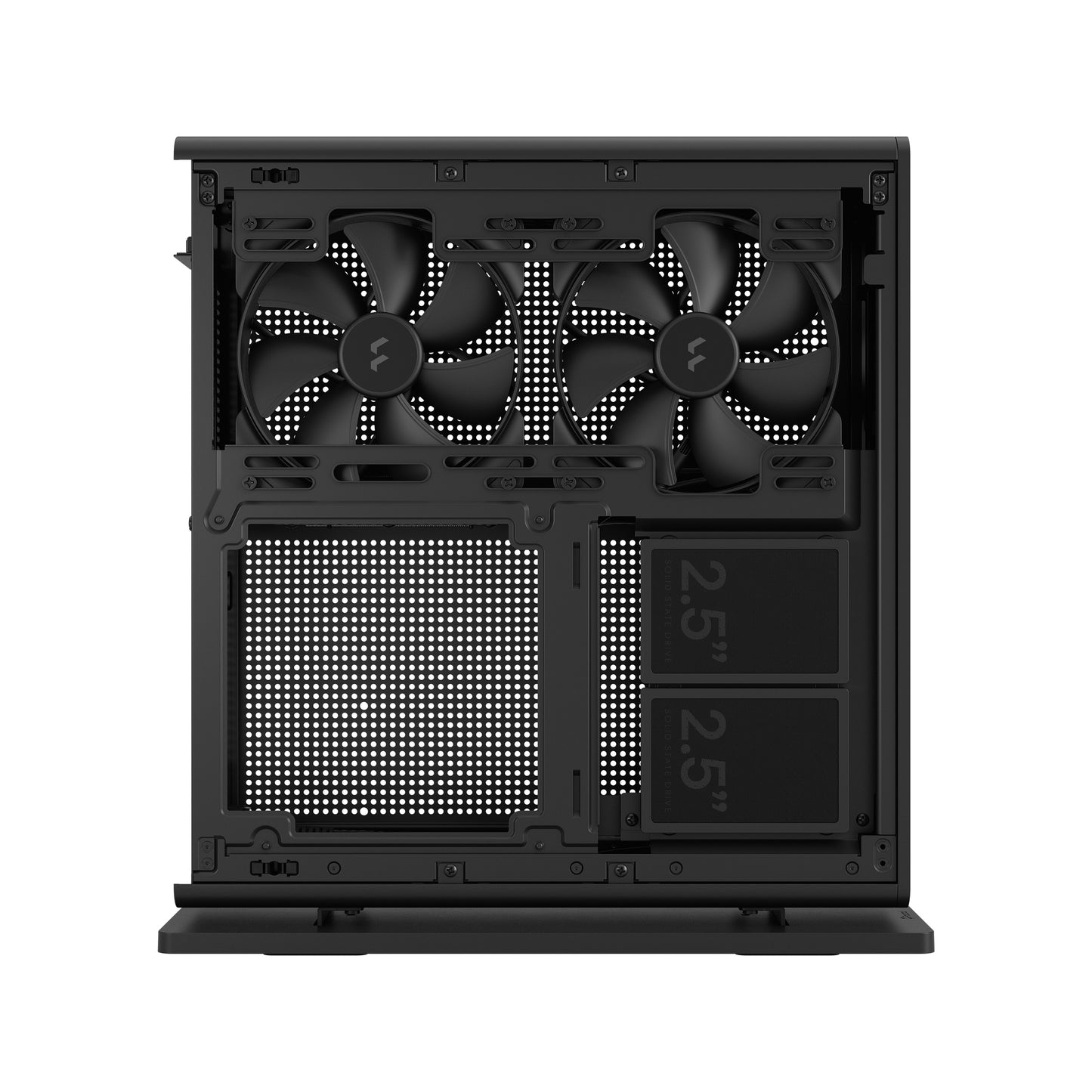 Fractal Design Ridge Black Mini-ITX Slim Small Form Factor Console PC Case (FD-C-RID1N)