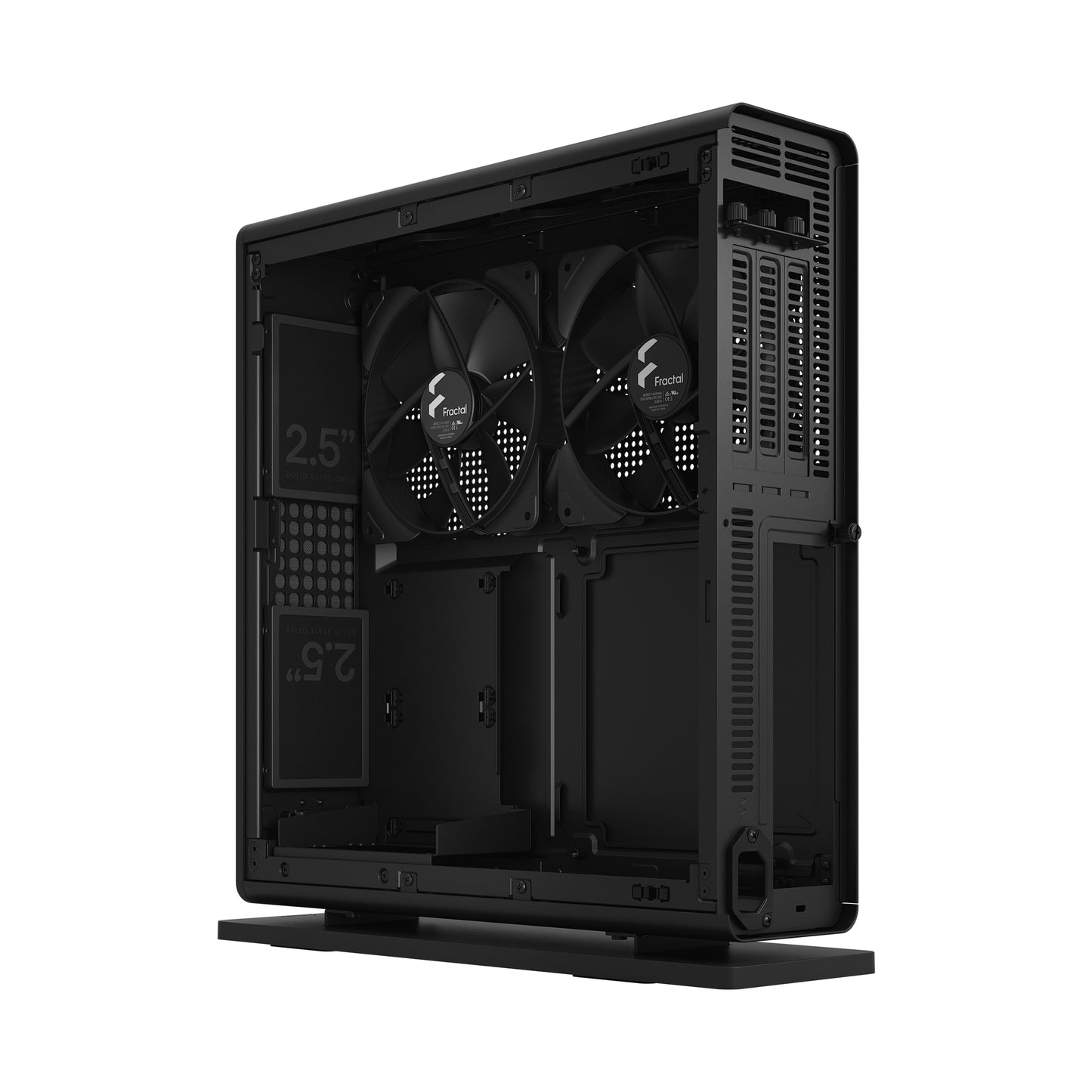 Fractal Design Ridge Black Mini-ITX Slim Small Form Factor Console PC Case (FD-C-RID1N)