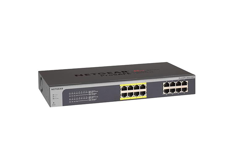 NETGEAR 16-Port Gigabit Plus Switch with 8-Ports PoE (JGS516PE-100EUS)