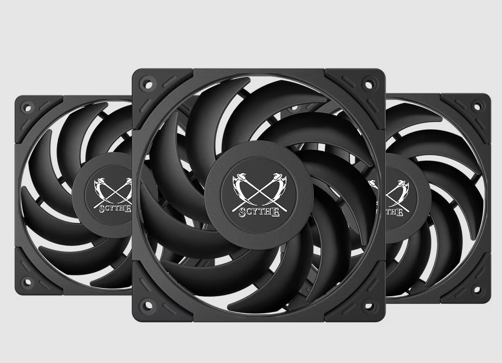 Scythe Wonder Tornado 120 PWM (up to 2500 RPM) - 3 Pack