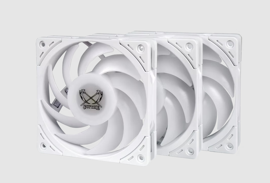 Scythe Wonder Tornado 120 PWM (up to 2500 RPM) White ARGB - 3 Pack