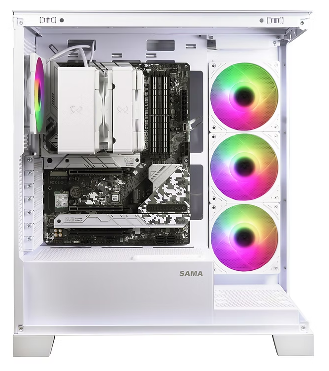 Scythe Wonder Tornado 120 PWM (up to 2500 RPM) White ARGB - 3 Pack