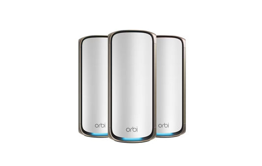 NETGEAR Orbi 970 Series Quad-band WiFi 7 Mesh 3-Pack (RBE973S-100APS)