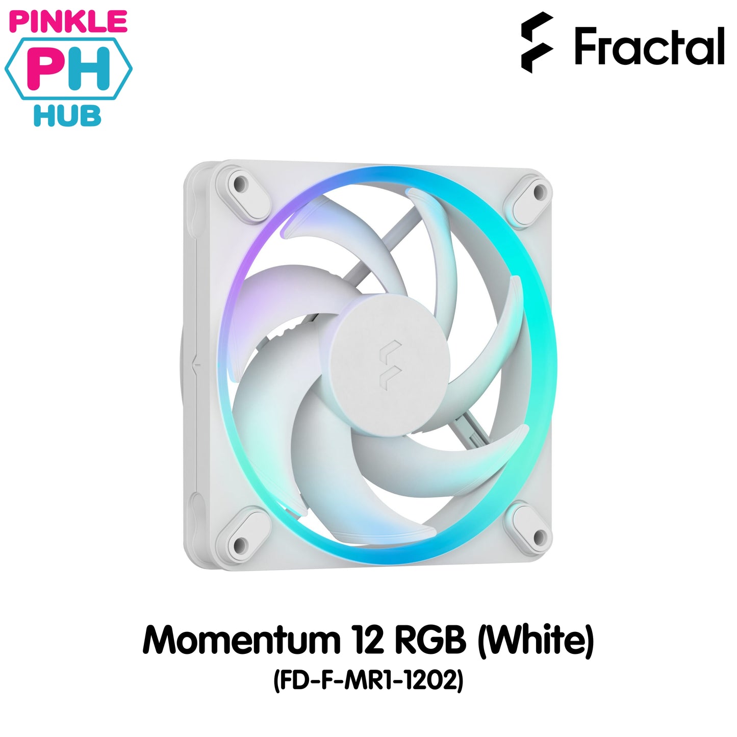 Fractal Design Momentum 12 RGB Black/White 120mm Fan