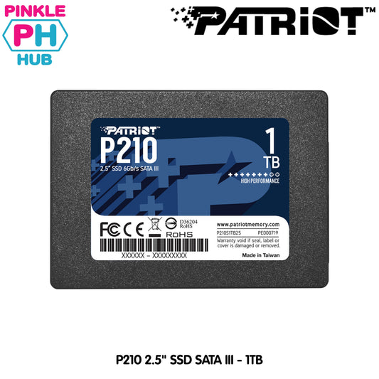 Patriot P210 2.5" SSD SATA III - 512GB | 1TB