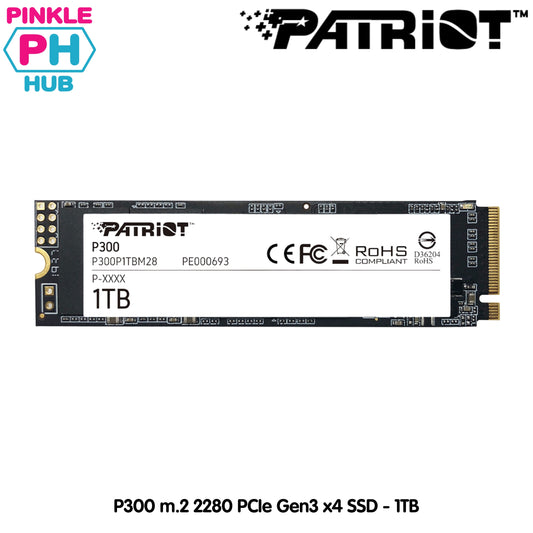 Patriot P300 m.2 2280 PCIe Gen3 x4 SSD - 512GB | 1TB