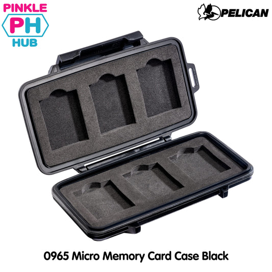 Pelican 0965 Micro Memory Card Case Black