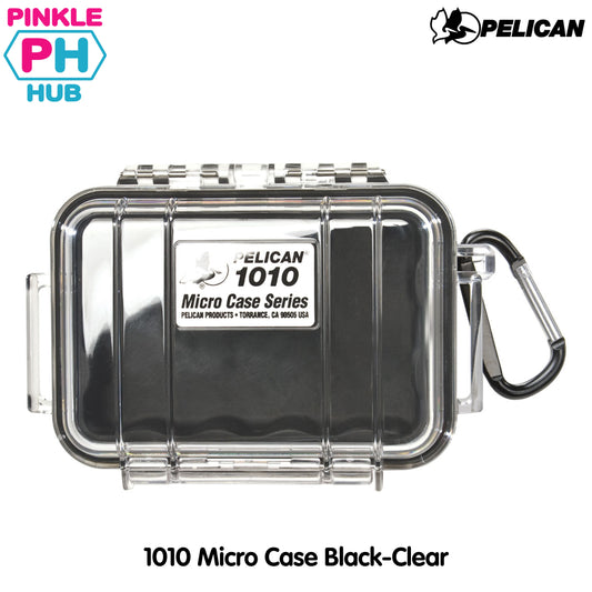 Pelican 1010 Micro Case Series Clear - Black/Red