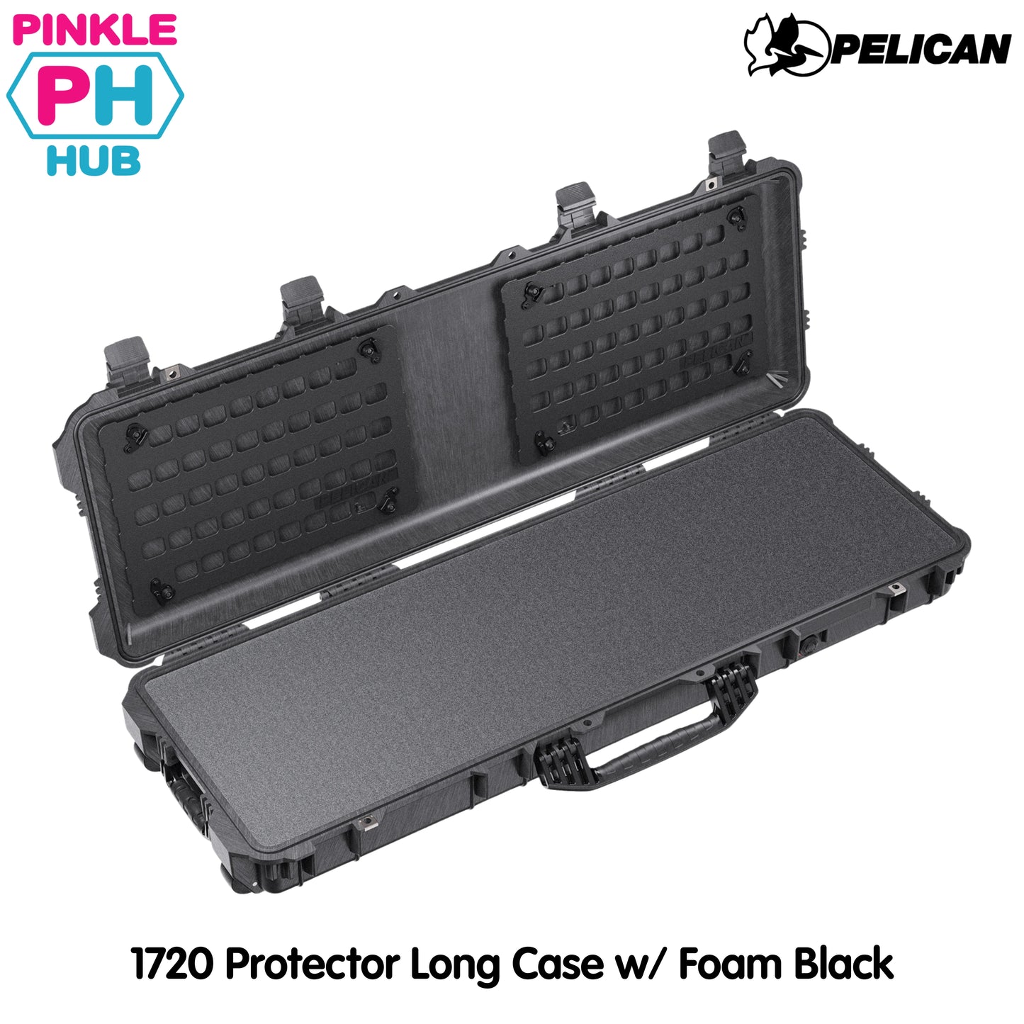 Pelican 1720 Protector Long Case w/ Foam Black
