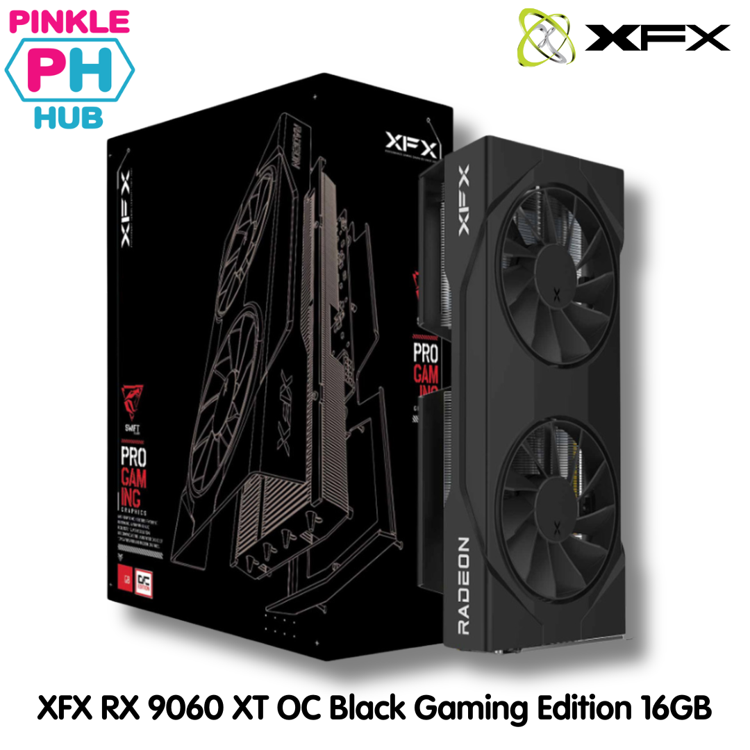 XFX Swift AMD Radeon RX 9060 XT OC Black Gaming Edition 16GB