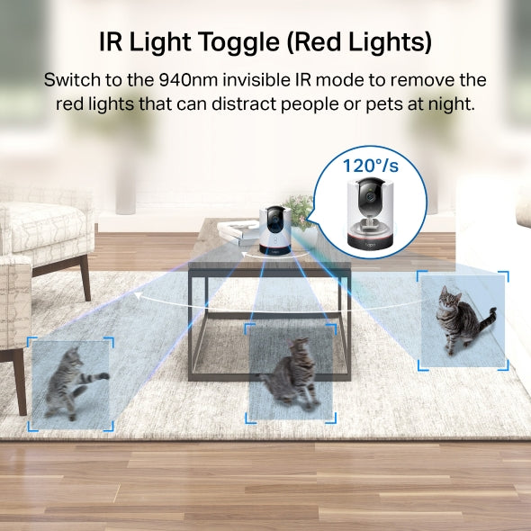 Tp-Link Tapo C225 I Pan/Tilt AI Home Security Wi-Fi Camera