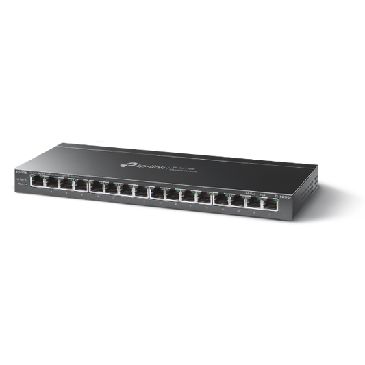 Tp-Link TL-SG116P I 16-Port Gigabit Desktop Switch with 16-Port PoE+