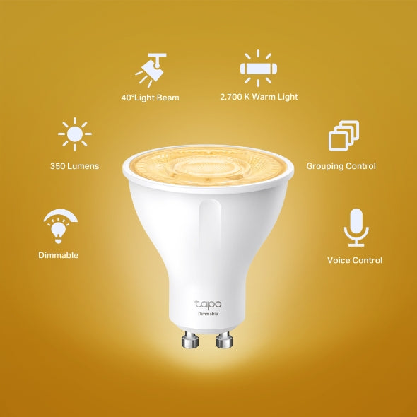 Tp-Link Tapo L610 I Smart Wi-Fi Spotlight, Dimmable
