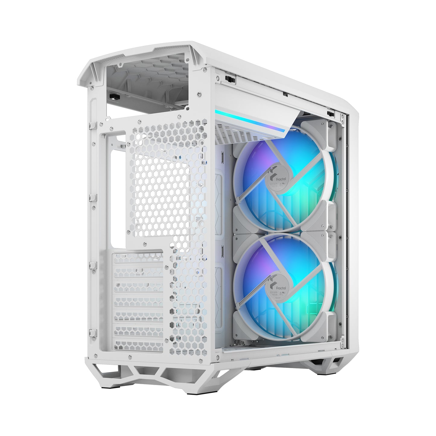 Fractal Torrent Compact RGB White TG Clear Tint