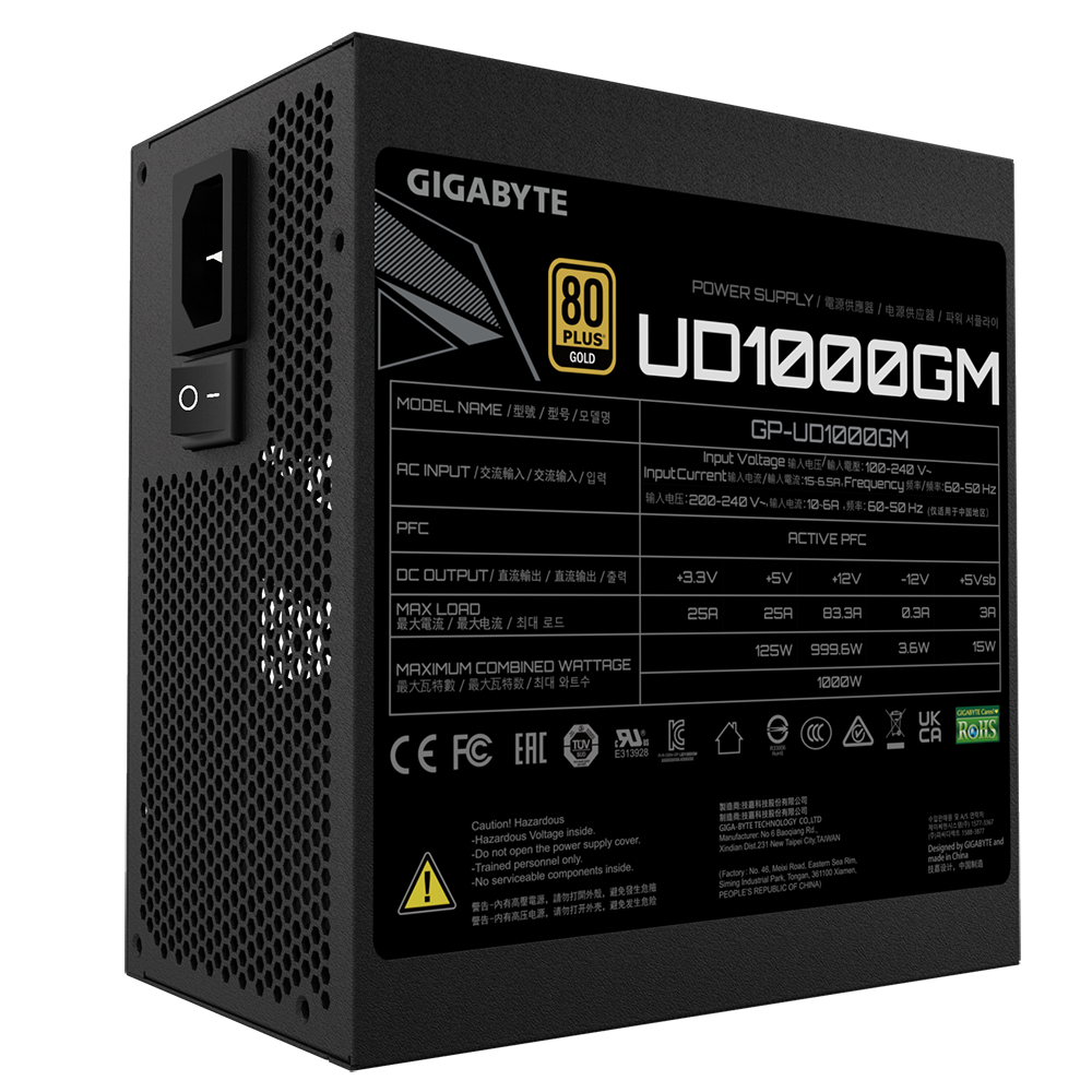 GIGABYTE 1000W UD1000GM Power Supply (GP-UD1000GM)