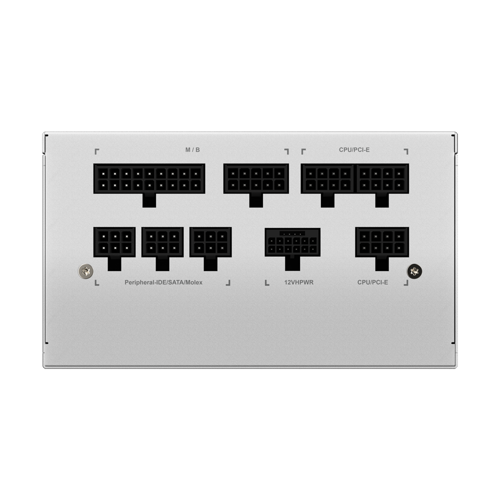 GIGABYTE 850W UD850GM PG5W Power Supply, White (GP-UD850GM-PG5W)