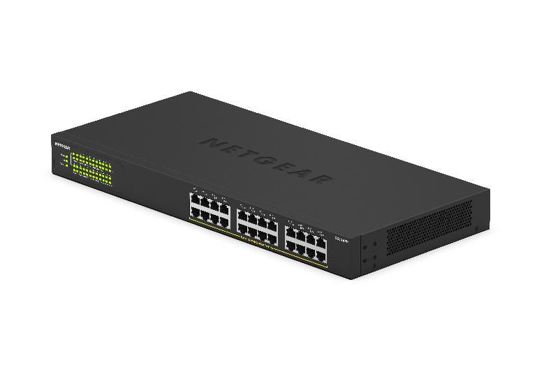 NETGEAR 24-Port Gigabit Ethernet High-Power Unmanaged Switch with 24-Ports PoE+ 380W (GS324PP-100EUS)