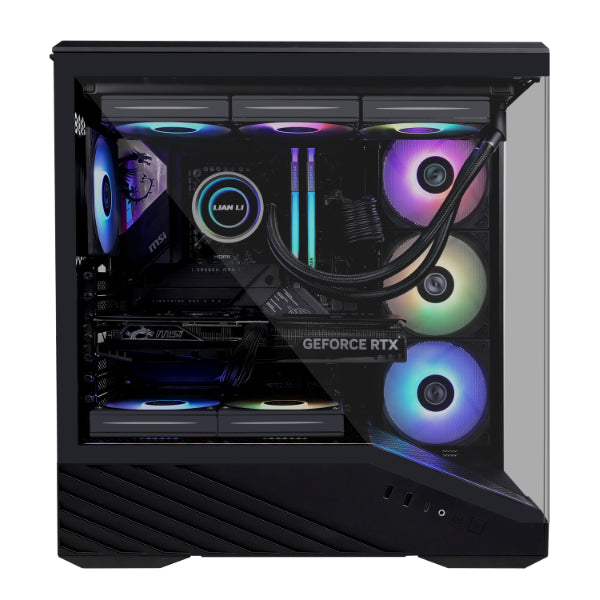 Lian li Vector V100 with 4 ARGB fans (ITX, M-ATX, ATX, and E-ATX)