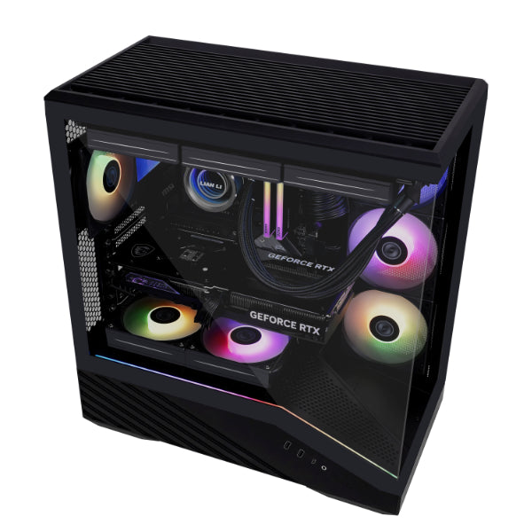Lian li Vector V100 with 4 ARGB fans (ITX, M-ATX, ATX, and E-ATX)