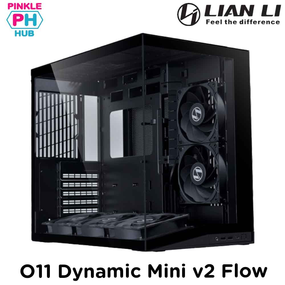 LIAN LI O11 Dynamic Mini V2 Flow Compact ATX Mid-Tower Black Case