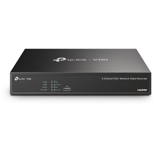 Tp-Link VIGI NVR1004H-4P-2TB I VIGI 4 Channel PoE+ Network Video Recorder