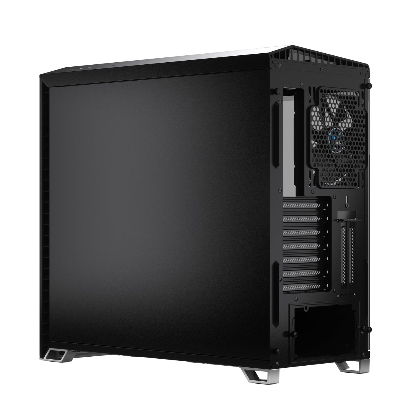 Fractal Design Vector RS Dark Tempered Glass Blackout ATX Silent Modular Dark Tint Tempered Glass Window Mid Tower Computer Case