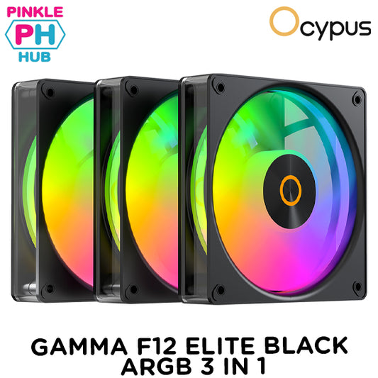 OCYPUS GAMMA F12 ELITE BLACK/WHITE ARGB 3 IN 1