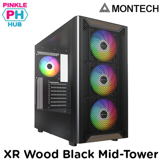 Montech XR Wood Black/White Mid-Tower Case