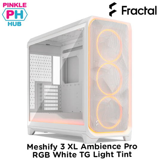 Fractal Design Meshify 3 XL Ambience Pro RGB Black TG Light Tint