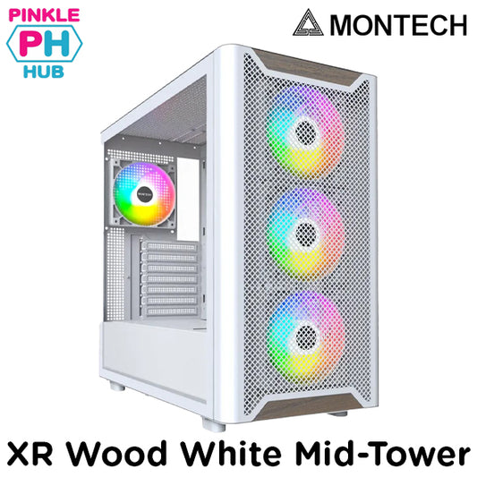 Montech XR Wood Black/White Mid-Tower Case
