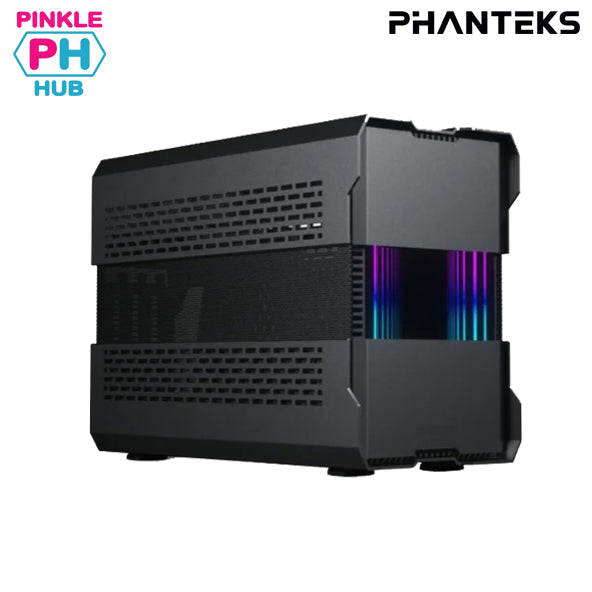 Phanteks Evolv Shift XT, extendable Small Form-Factor Chassis, Mini-ITX Gaming Chassis, PCI-e Gen4 Riser Cable, Digital-RGB Infinity Mirror, Triple-Slot GPU Support (PH-ES121XT)