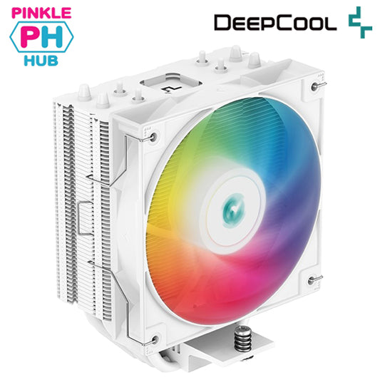 DeepCool AG400 WH ARGB Single Tower 120mm CPU Cooler