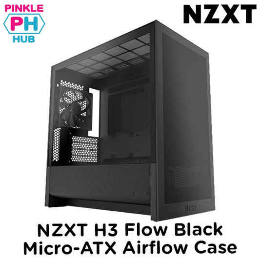 NZXT H3 Flow Black Micro-ATX Airflow Case