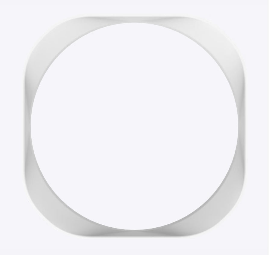 NZXT Aer Trim 120mm - Color Trim for Aer Fans - 2x White Color