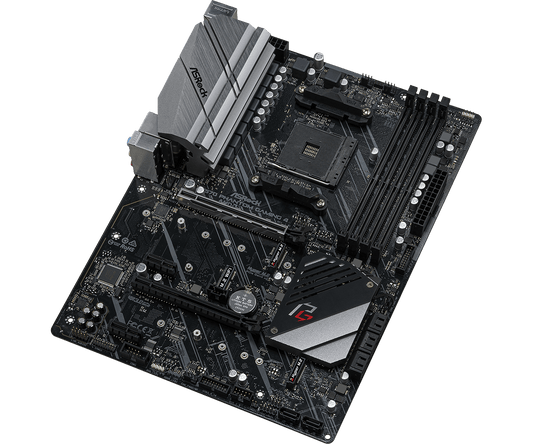 ASRock X570 Phantom Gaming 4 Supports DDR4 4066+ (OC) 2 PCIe 4.0 x16, 2 PCIe 4.0 x1, 1 M.2