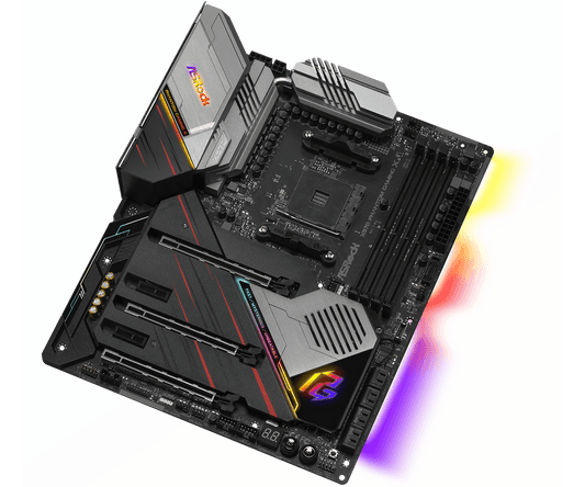 ASRock X570 Phantom Gaming X Supports AMD AM4 Socket Ryzen™ 2000, 3000, 4000 G-Series, 5000 and 5000 G-Series Desktop
