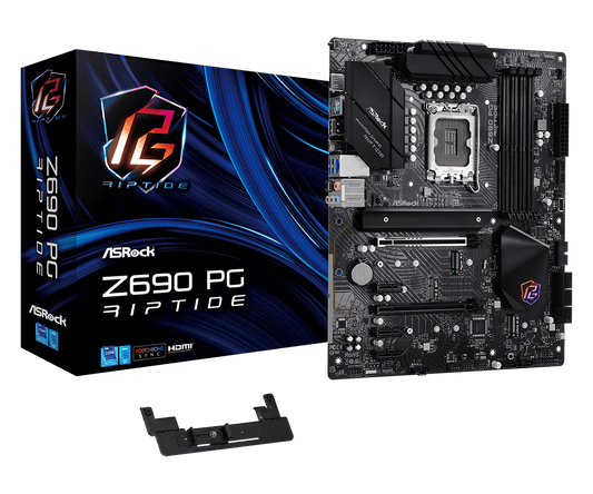 ASRock Z690 PG Riptide Supports 13th Gen & 12th Gen and next gen Intel® Core™ Processors (LGA1700),Supports DDR4 4800MHz (OC)