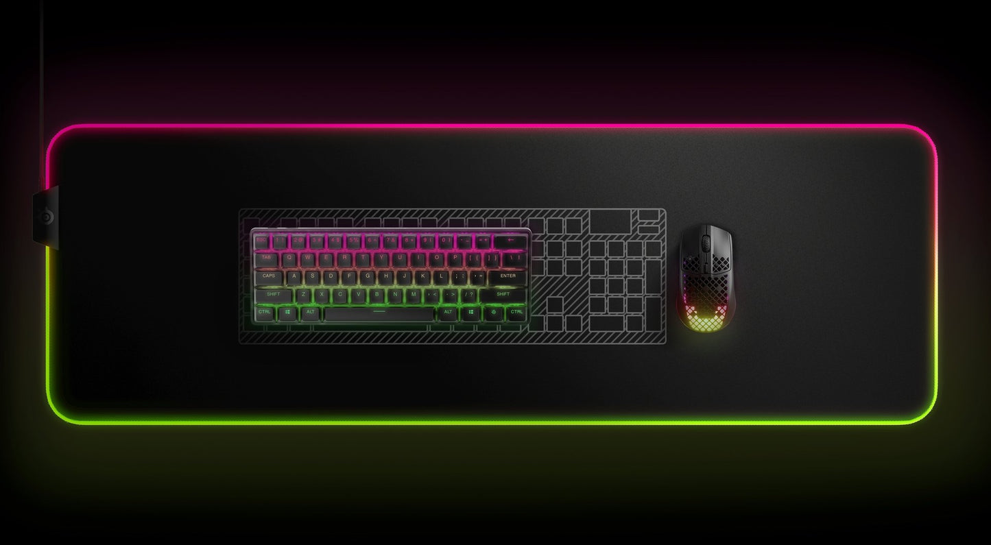 Steel Series APEX PRO MINI WIRELESS Adjustable Switch Gaming Keyboard in 60% Form Factor (64842)