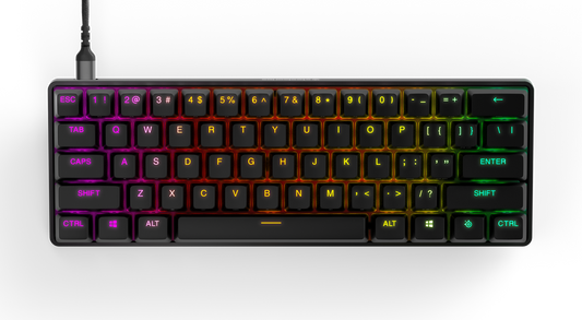 Steel Series APEX PRO MINI Wired Adjustable Switch Gaming Keyboard in 60% Form Factor (64820)